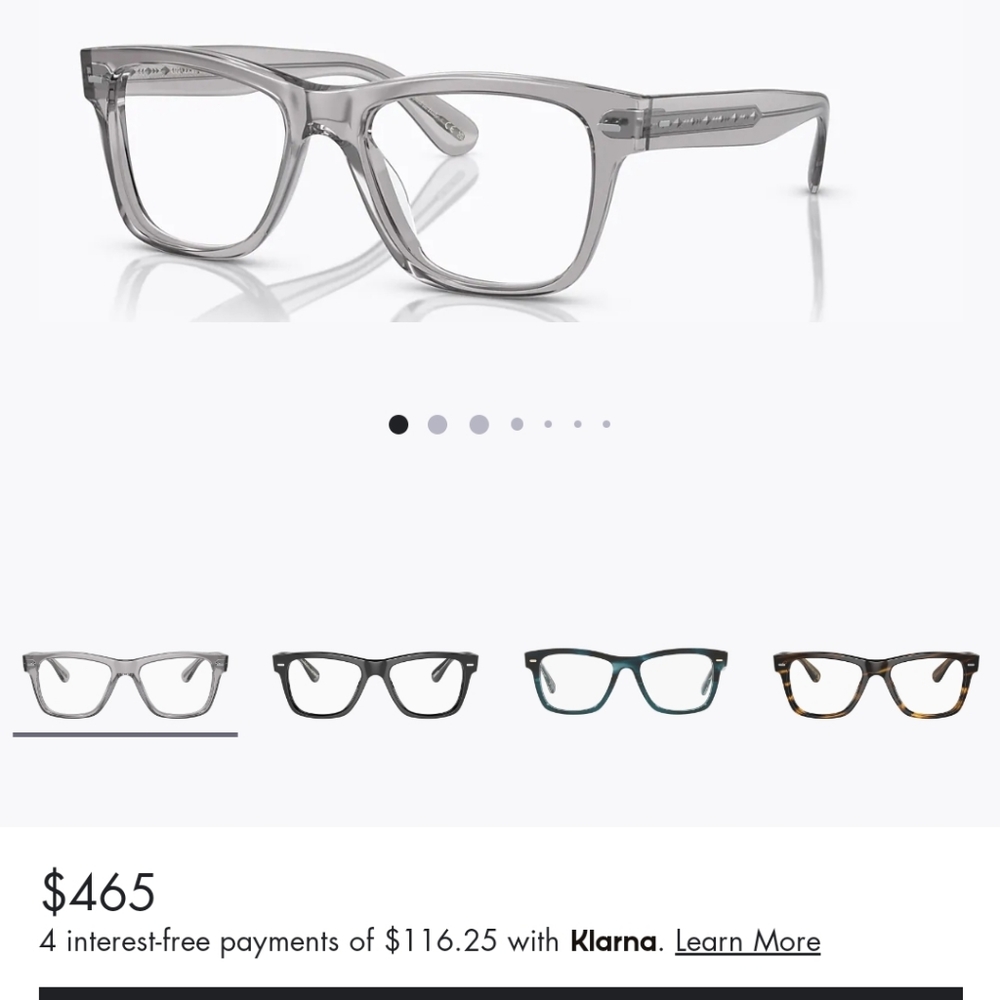 Excellent condition, Oliver Peoples eyeglass frames.